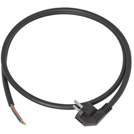 Schutzkontakt Anschlussleitung Abgewinkelt, IP20, H07RN-F, 3x1,5 mm², 3m