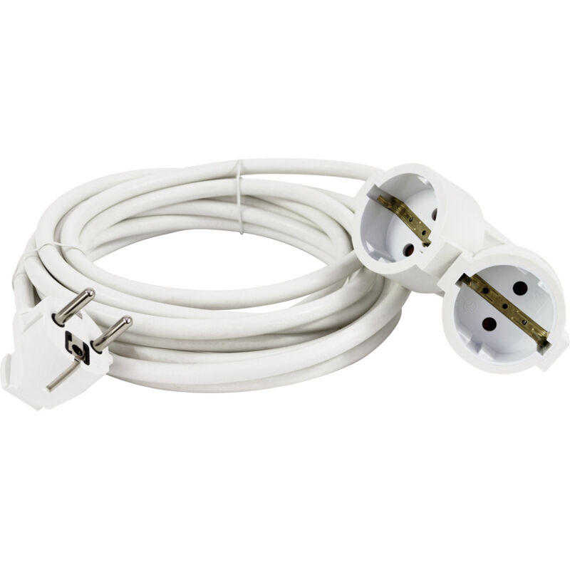 Rev - 0016032114 Strom Verlängerungskabel 16 A Weiß 3.00 M H05vv-f 3g 1, 5 Mm²