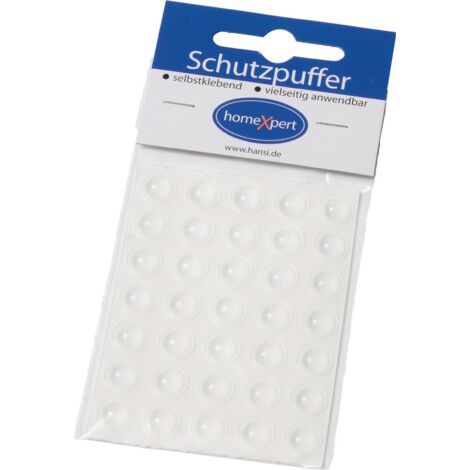 Schutzpuffer Clear 10mm Ku.transp.Linse selbstkl.