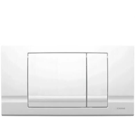 Schwab RIVA DUO bianco pannello di controllo a due tocchi