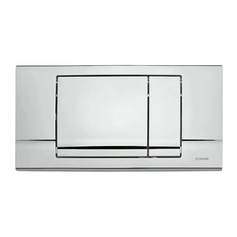 

RIVA DUO panel de control cromado brillante de dos toques - Schwab