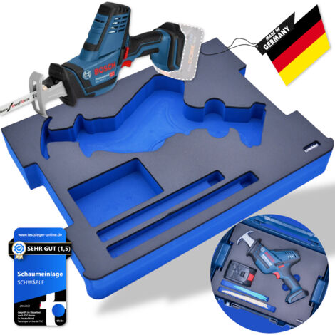 SCHWÄBLE® Schaumeinlage Schaumstoffeinlage für Bosch Akku-Säbelsäge GSA18V-Li