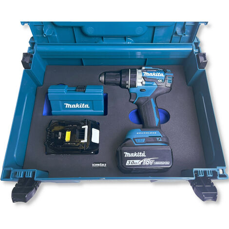 SCHWÄBLE® Schaumeinlage Schaumstoffeinlage für Makita Schlagbohrschrauber DHP484