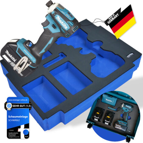 SCHWÄBLE® Schaumeinlage Schaumstoffeinlage für Makita Schlagschrauber DTD172