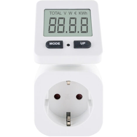 Schwaiger Energiekosten Messgerät STEM1180 Display drehbar, weiß Solarenergie-Zubehör
