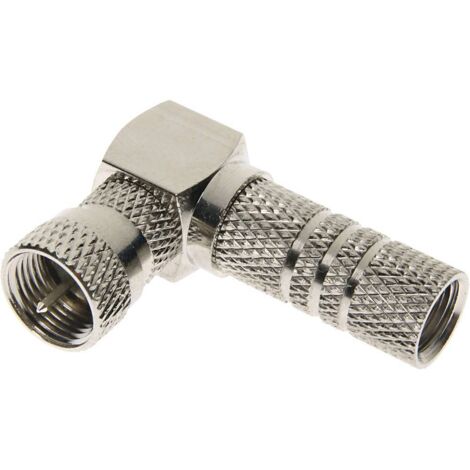 Schwaiger FSTWI7002531 Connettore angolare F. Connessioni: Spine a F 2 pz.