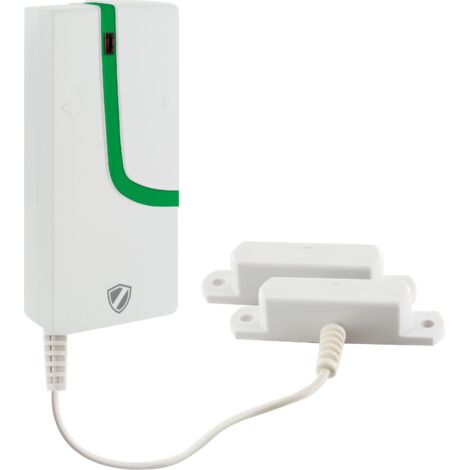 Schwaiger Garagen- und Schiebetürensensor Green Guard weiß Alarmanlagen & Kameras