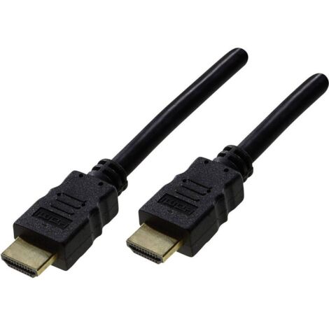 Schwaiger HDMI Cavo Spina HDMI-A, Spina HDMI-A 0.70 m Nero HDM0070043 UHD 4K,, contatti connettore dorati Cavo HDMI