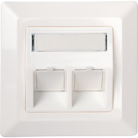 Schwaiger Keystone Junction Box Weiß 2 Module