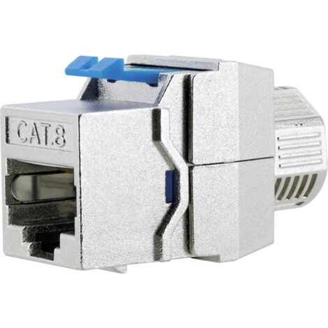 Schwaiger Keystone Netzwerkkabel-Anschluss CAT8 Anschlusskabel