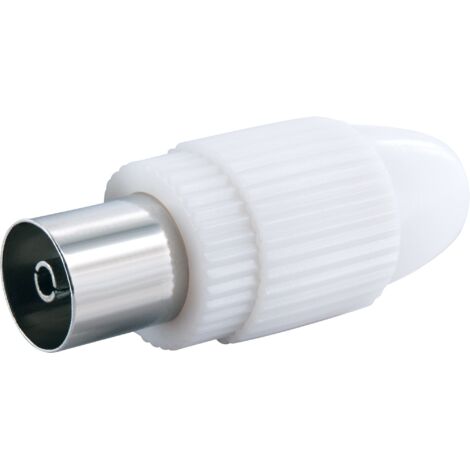 Schwaiger Koaxial Buchse KST21 532 weiß, 1Stk. Buchse