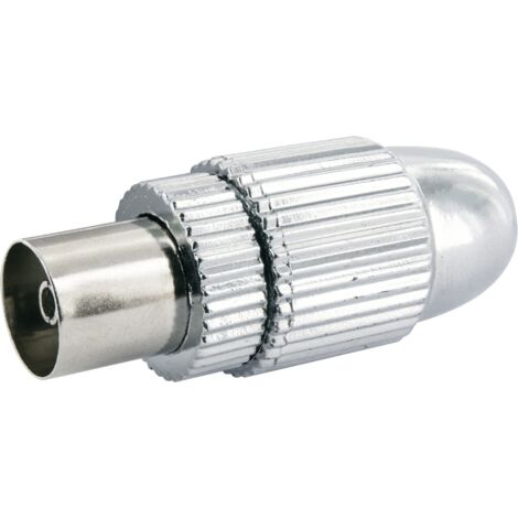 Schwaiger Koaxial Buchse KST25 531 verchromt, 1Stk. Buchse