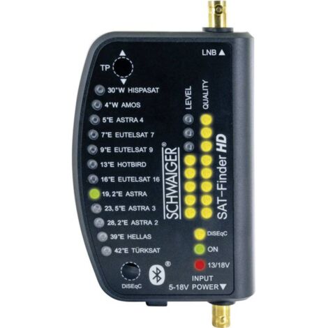 Schwaiger SF9003BT Rilevatore Satellitare Nero Bluetooth