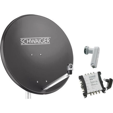 Schwaiger SPI9961SET6 système SAT anthracite 80 cm