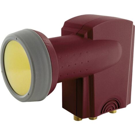Schwaiger SPS6918R531 LNB Quattro Diametro: 40 mm Rosso mattone