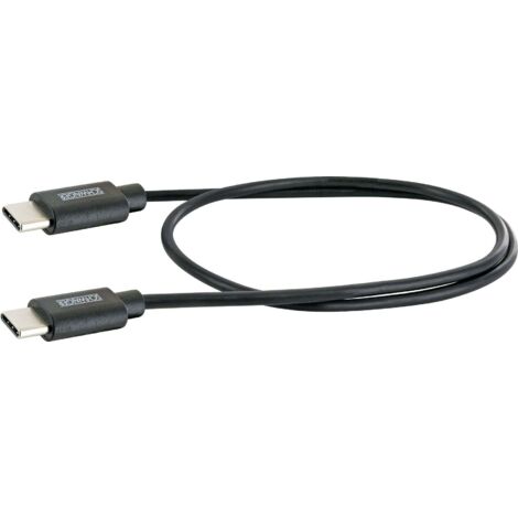 Schwaiger Sync und Ladekabel 0,5 m USB Type C schwarz Ladegerät Netzteil