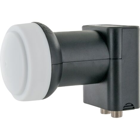 Schwaiger Twin LNB2 digital anthrazit mit Wetterschutz für 2 Teilnehmer LNB & Switch