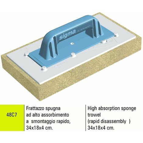 SCHWAMMBRETT HOHE ABSORPTION 34X18X4 cm SIGMA 48C7