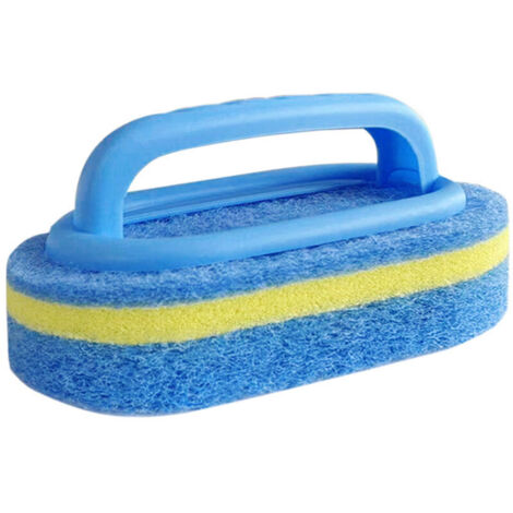 Schwammreinigungsbürste, Poolwasserlinienbürste zur Reinigung von Schwimmbecken, Whirlpools, Badewannen und Wänden