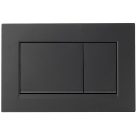 KZQ Schwarz – Geberit SIGMA30-kompatibles integriertes Wassertank-Panel – Wandmontiertes Toilettenspülzubehör, Toilettenknopfschalter – Nicht original