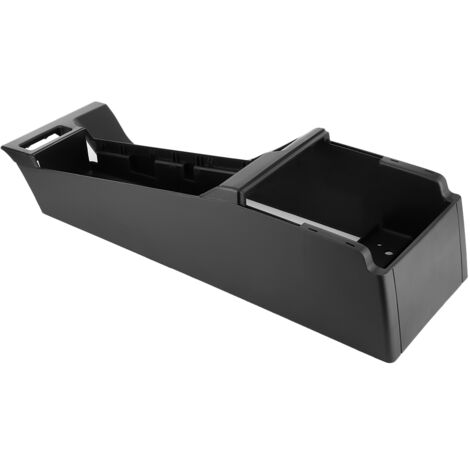 Schwarze ABS-Mittelkonsole mit Armlehnenhalterung für BMW 3er E46 (98-04) Rechtslenker