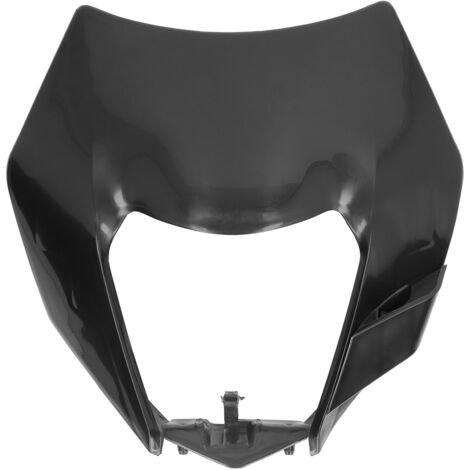 Schwarze ABS-Motorradscheinwerferverkleidung für KTM EXC/SXF/MX, hochfester Scheinwerferschutz [Motorradbeleuchtung] [Schutz]
