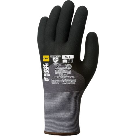 Schwarze Arbeitshandschuhe  T 11