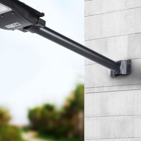 Schwarze Außenlampenfassung für Straßenbeleuchtung – 50 cm Stange