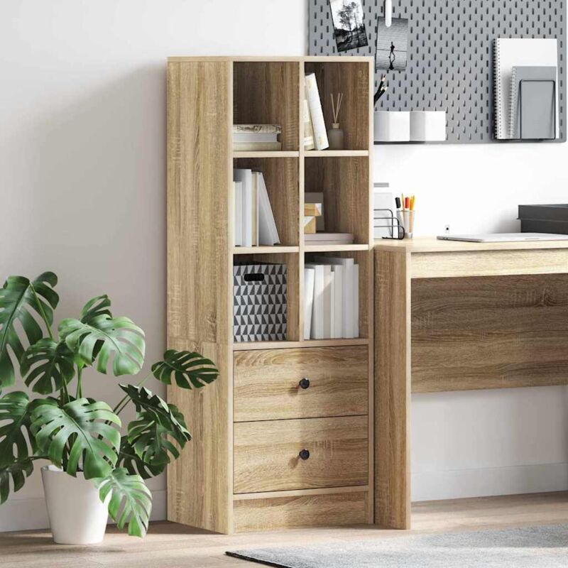 Hochboard Sonoma Eiche 45, 5 X 34 X 127 Cm Holzwerkstoff Vidaxl