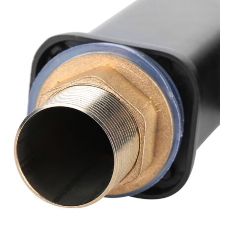 Schwarze Einhebel-Waschtischarmatur mit Wasserfallfunktion, Warm- und Kaltwasser-Mischbatterie aus Edelstahl 304 mit 2 Schläuchen und Zubehör für eine einfache Installation