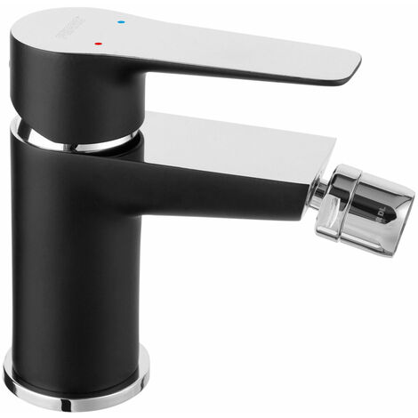 Schwarze Einhebelmischer Bidetarmatur Badarmatur Bad Wasserhahn für das Bidet Serie "ADORE"