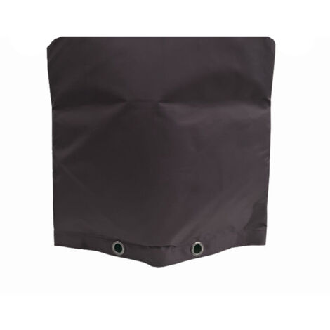 Schwarze Frostschutzpumpenabdeckung 61 x 61 cm – Winterschutz gegen einfrierende Rohre und Wasserrücklauf