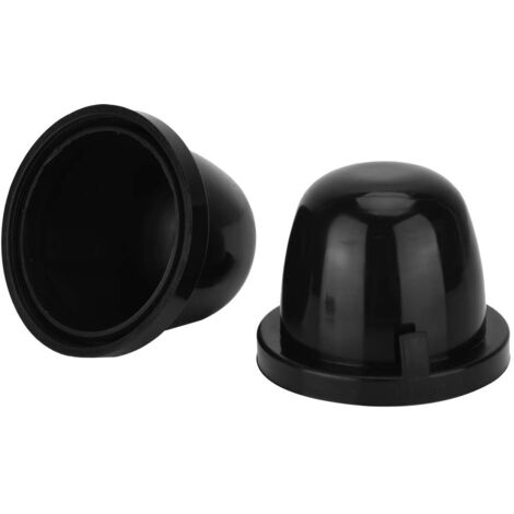 Schwarze Gummidichtungskappe für LED-Autoscheinwerfer – 2 Stück