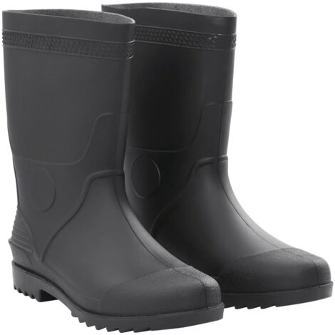 Schwarze Gummistiefel Größe 46 PVC