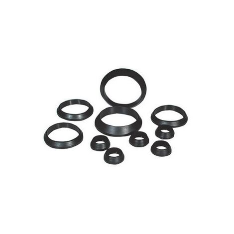 Schwarze konische Dichtung d40