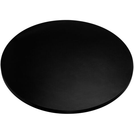 Schwarze laminierte runde Tischplatte, 68 cm Durchmesser, für einen Tisch oder Couchtisch