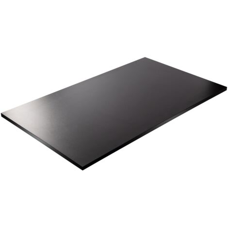 Schwarze laminierte Tischplatte 180 x 95 cm für Schreibtisch oder Tisch