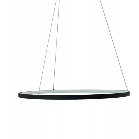 Schwarze LED-Ring-Pendelleuchte 36W Peoria IdeaLed