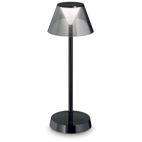 Schwarze Lolita-Tischlampe