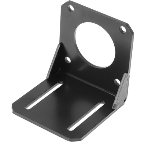 Schwarze Montagehalterung für NEMA23-Schrittmotor – 57-mm-Edelstahlhalterung, 3D-Drucker-kompatibel