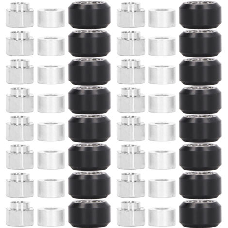 Schwarze POM-Gummiriemenscheiben für 3D-Drucker
