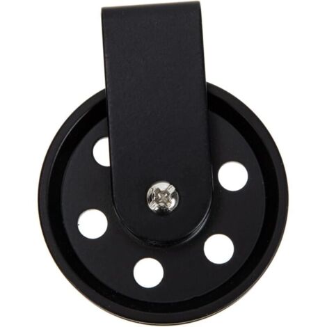 Schwarze Retro-Rolle für Hängelampen, Vintage-DIY-Accessoire für die Heimdekoration, einfach zu montieren, robuste Rolle für Bastelprojekte