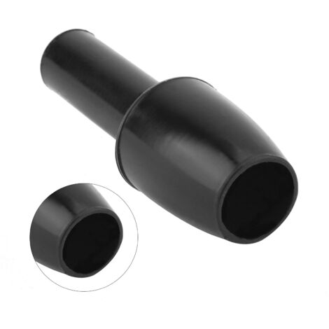 Schwarze Silikondüse für Kaffeemaschine, für Sahne und Milchschaum, wiederverwendbar, 6,5 cm