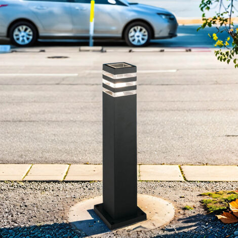 Schwarze Stehlampe KARALIS Aluminium 65cm Leuchte