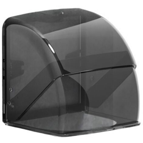 Schwarze, transparente Steckdosenabdeckung (110 x 95 x 105 mm), wasserdichte Abdeckung für Wandschalter, wasserdichte Abdeckung für Türklingeln, Schalter, Steckdosen, Geräte und Fingerabdrucksensoren