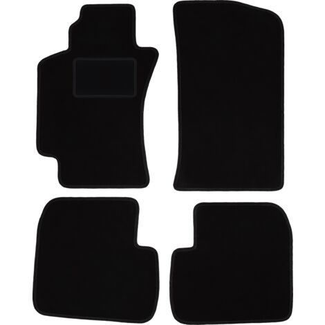 Schwarze Veloursmatten für: Toyota Avensis I T22 Limousine, Kombi, Liftback, Fließheck (1997-2003)