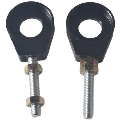 Schwarzer 15-mm-Kettenspanner, kompatibel mit Coleman CT200U, Baja Warrior MB165, MB200 Trail, Motovox MBX10, MBX11 (196 cm³, 6,5 PS), CRF50 und XR70 (50–125 cm³) Minibikes, Quads, Pitbikes und Motorr