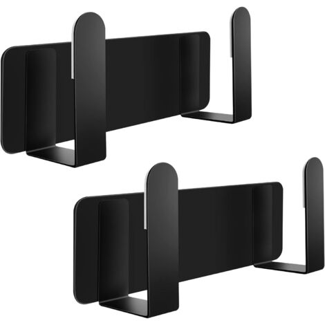 Schwarzer 2er-Pack Topfdeckelhalter aus Edelstahl 304