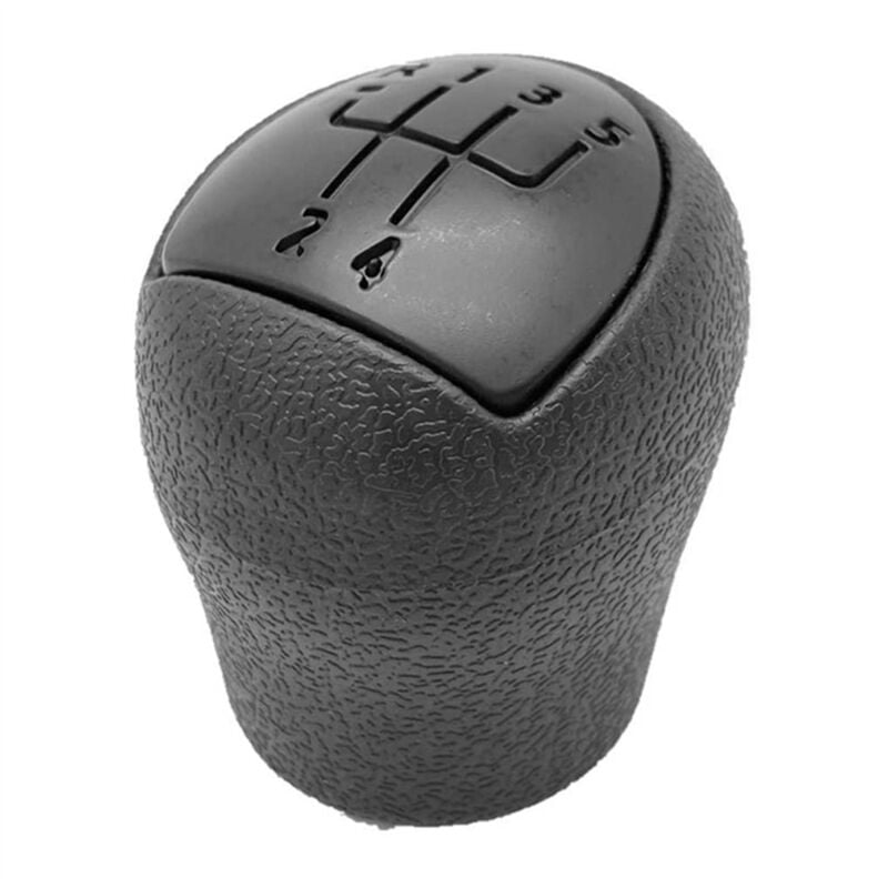Image of Tlily - Schwarzer 5-Gang-Schalthebel-Schaltknauf Schaltknaufkopf für Renault Clio Kangoo 2006-2008