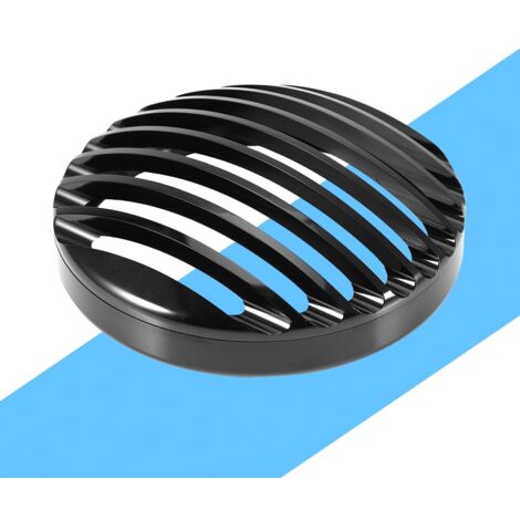 Schwarzer Aluminium-Motorradscheinwerfergrill, 5 3/4 Zoll, für XL 883 1200